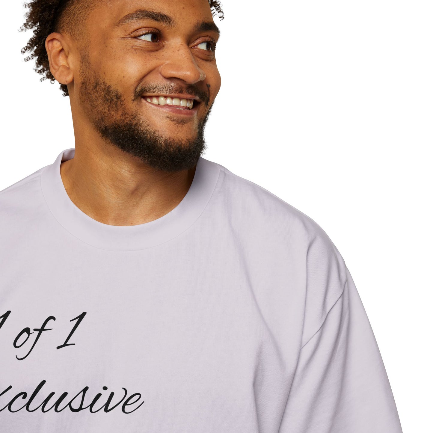 Oversized Tee — "1 of 1 Exclusive" Graphic T-Shirt (Hairdrip Drip Skull Back Print)