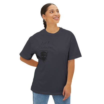 Exclusive DeLeon Graphic Tee — "1 of 1" Oversized Boxy Shirt