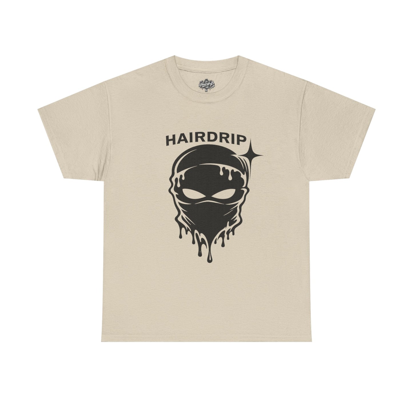 HairDrip Racing Tee — Drip Mask & Race Car Graphic T-Shirt