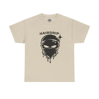 HairDrip Racing Tee — Drip Mask & Race Car Graphic T-Shirt