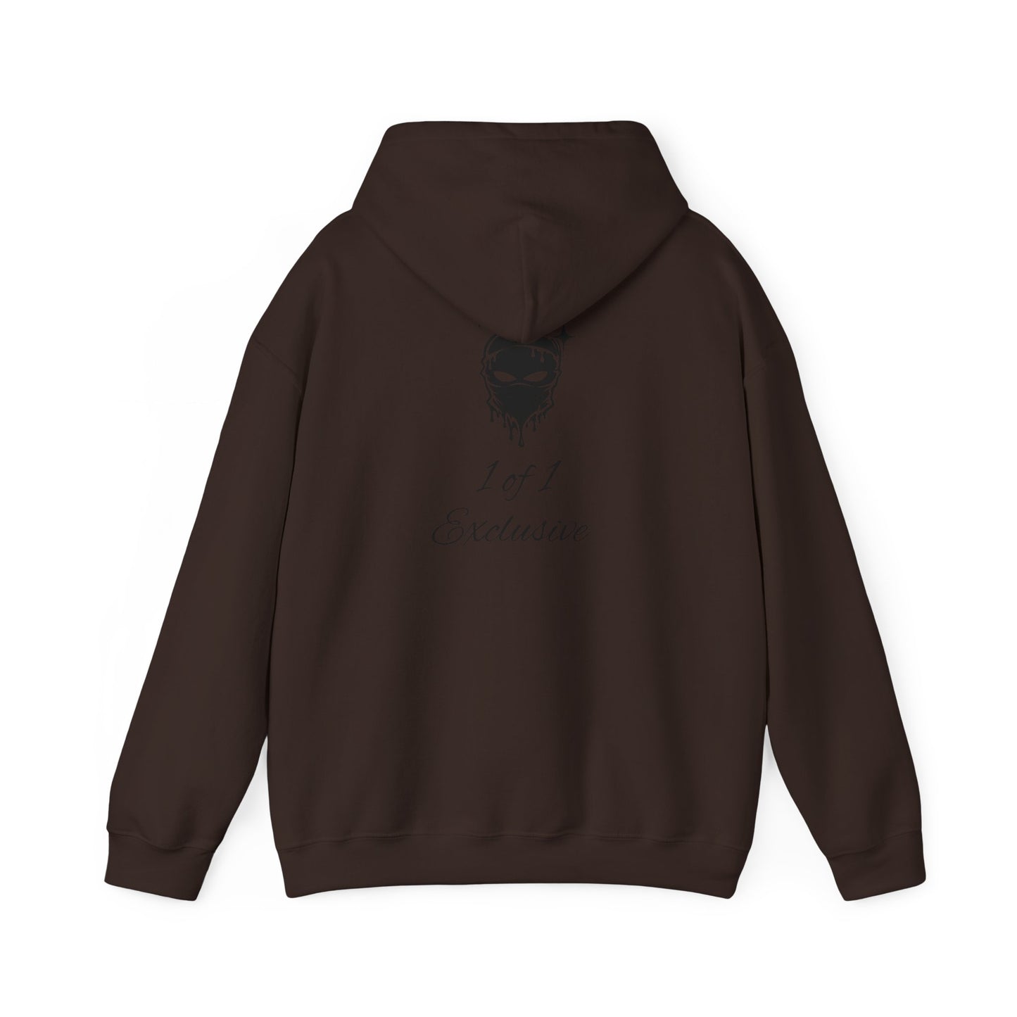 Exclusive "1 of 1" Hoodie — Minimal Script Design with Small Back Emblem