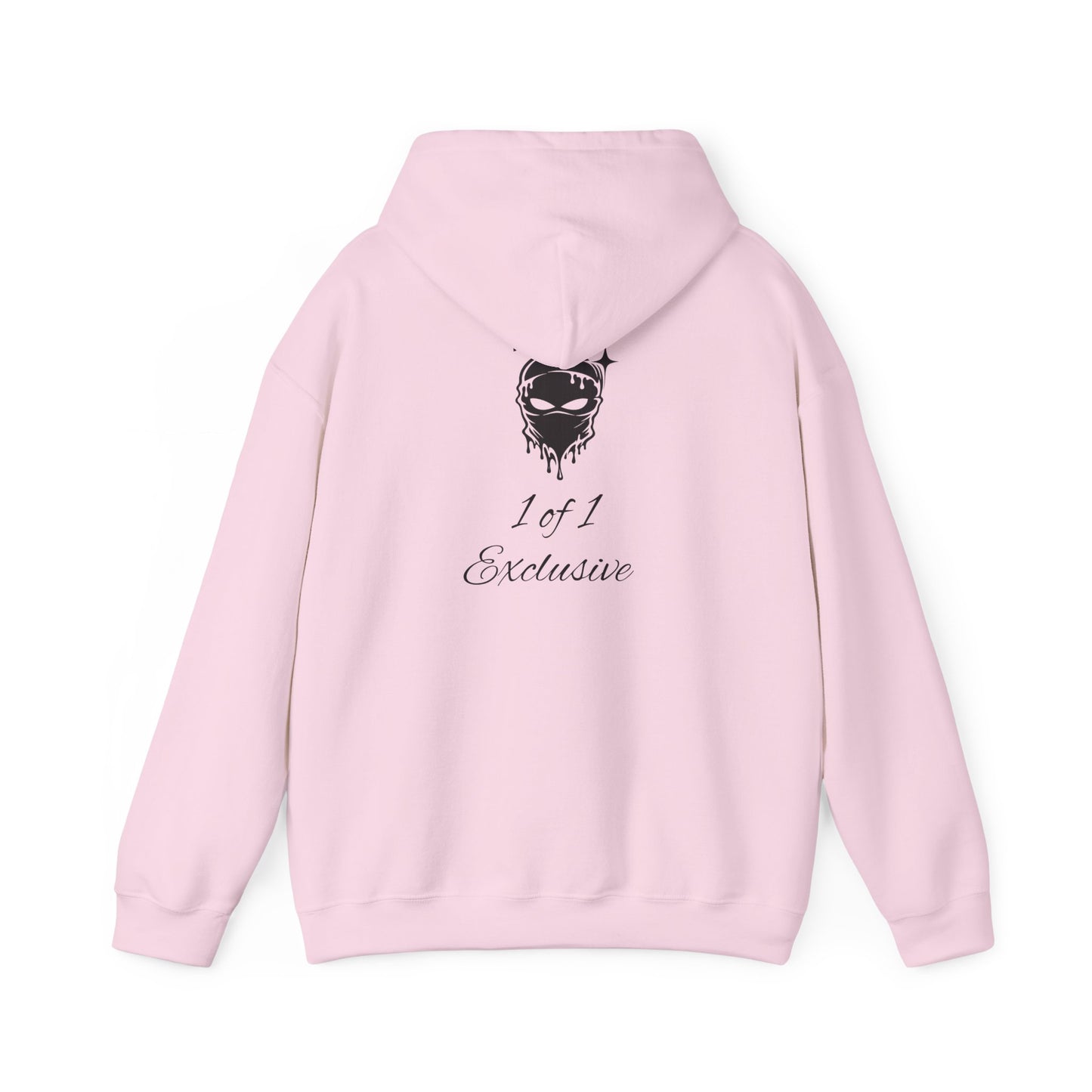 Exclusive "1 of 1" Hoodie — Minimal Script Design with Small Back Emblem