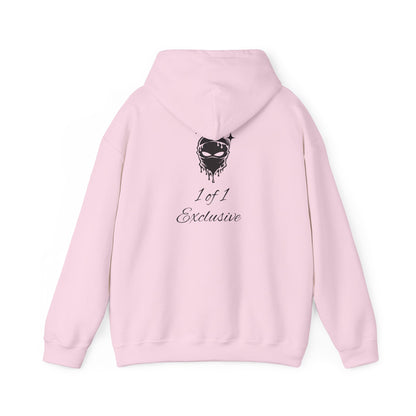 Exclusive "1 of 1" Hoodie — Minimal Script Design with Small Back Emblem
