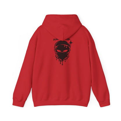 Racing Car Hoodie — Drip Mask Back Graphic Streetwear