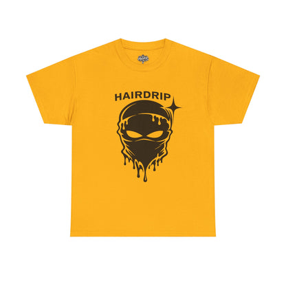HairDrip Racing Tee — Drip Mask & Race Car Graphic T-Shirt