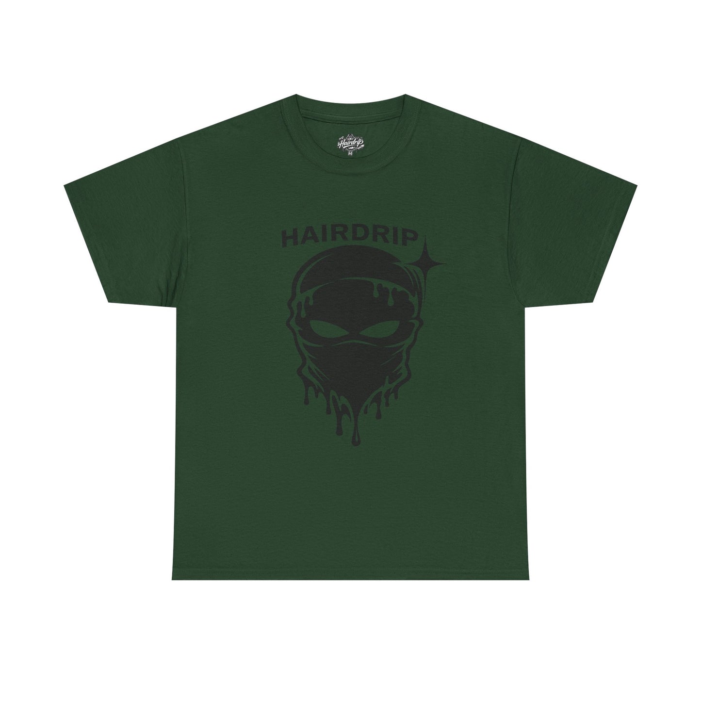 HairDrip Racing Tee — Drip Mask & Race Car Graphic T-Shirt