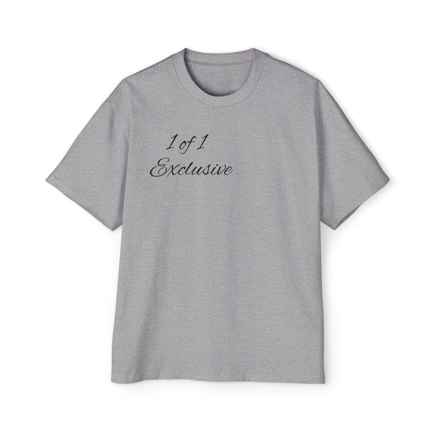 Oversized Tee — "1 of 1 Exclusive" Graphic T-Shirt (Hairdrip Drip Skull Back Print)
