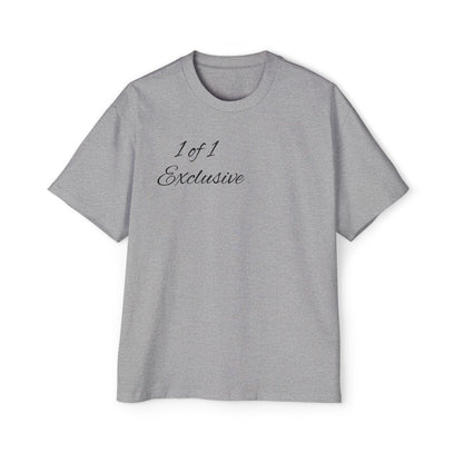 Oversized Tee — "1 of 1 Exclusive" Graphic T-Shirt (Hairdrip Drip Skull Back Print)