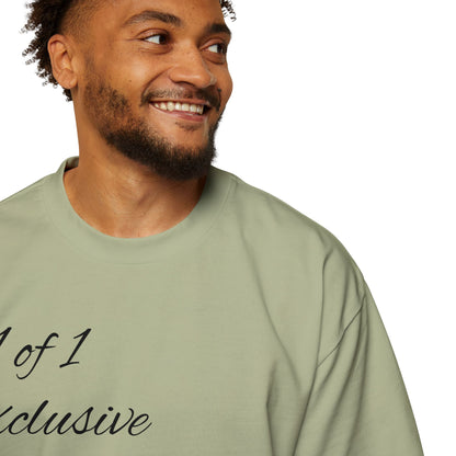 Oversized Tee — "1 of 1 Exclusive" Graphic T-Shirt (Hairdrip Drip Skull Back Print)