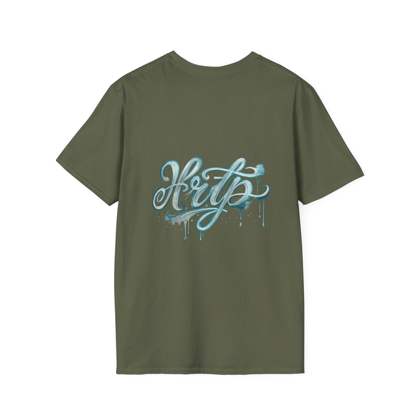 Graffiti Script 'Art' Tee — Drip Lettering Streetwear T-Shirt