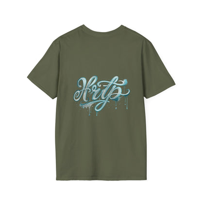 Graffiti Script 'Art' Tee — Drip Lettering Streetwear T-Shirt