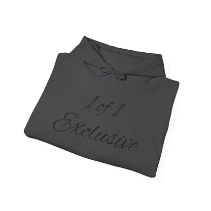 Exclusive "1 of 1" Hoodie — Minimal Script Design with Small Back Emblem