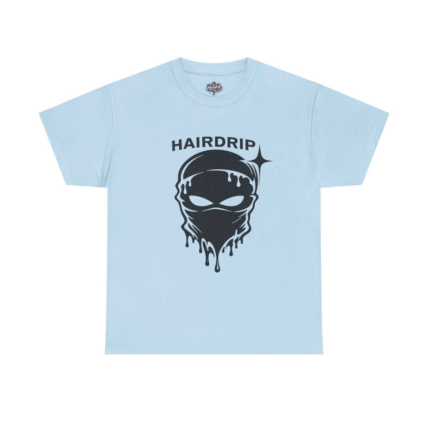 HairDrip Racing Tee — Drip Mask & Race Car Graphic T-Shirt