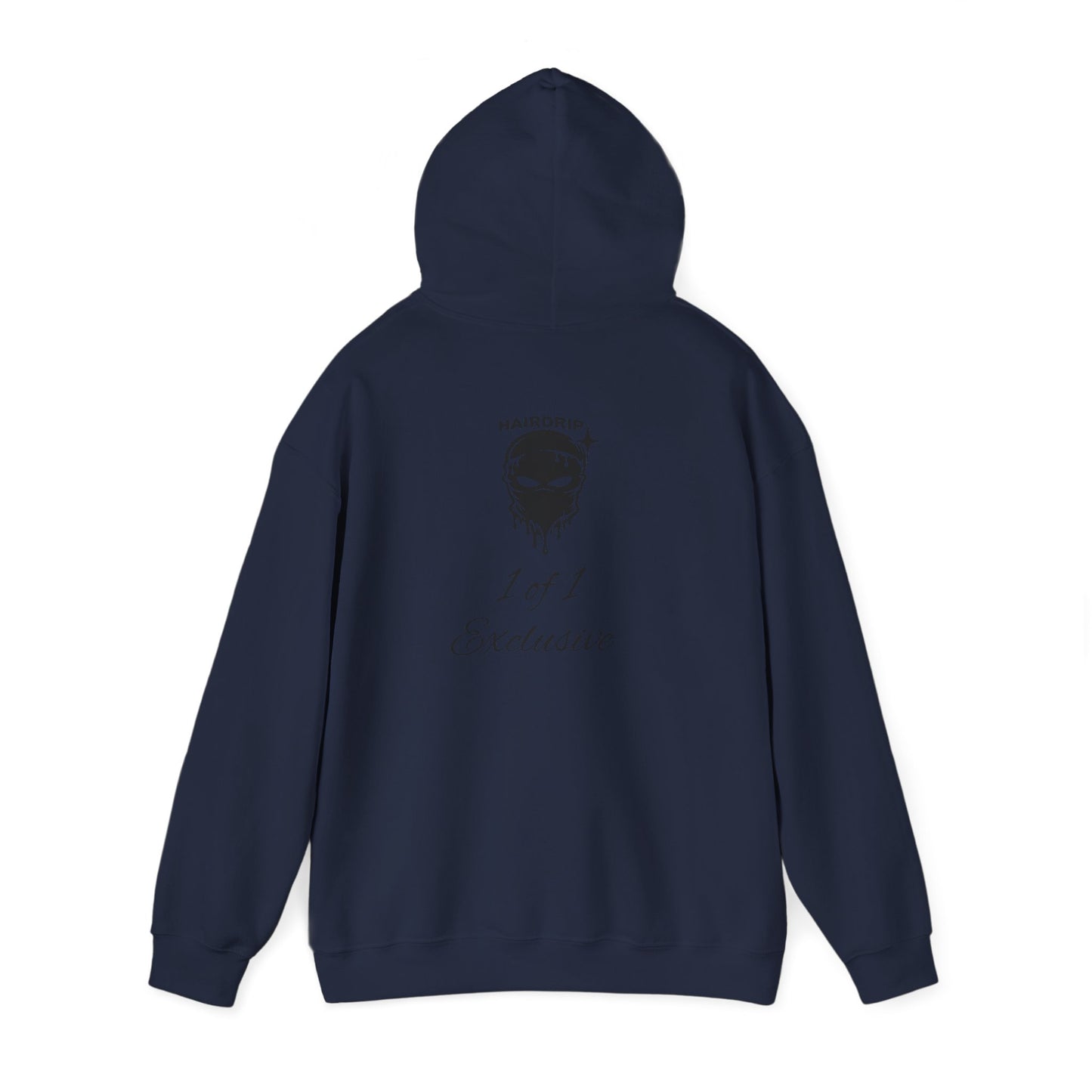 Exclusive "1 of 1" Hoodie — Minimal Script Design with Small Back Emblem