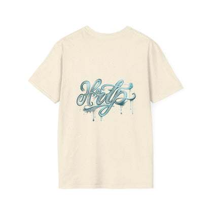 Graffiti Script 'Art' Tee — Drip Lettering Streetwear T-Shirt