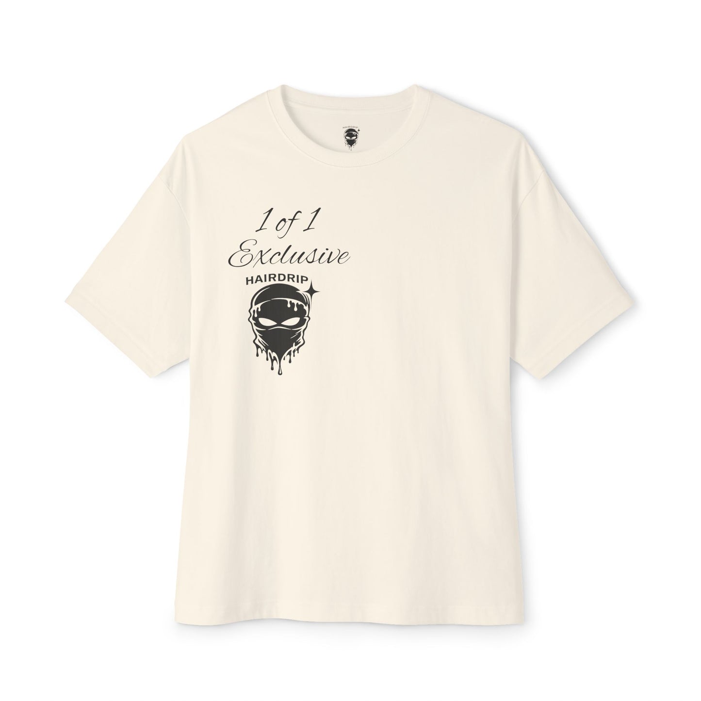 Exclusive DeLeon Graphic Tee — "1 of 1" Oversized Boxy Shirt