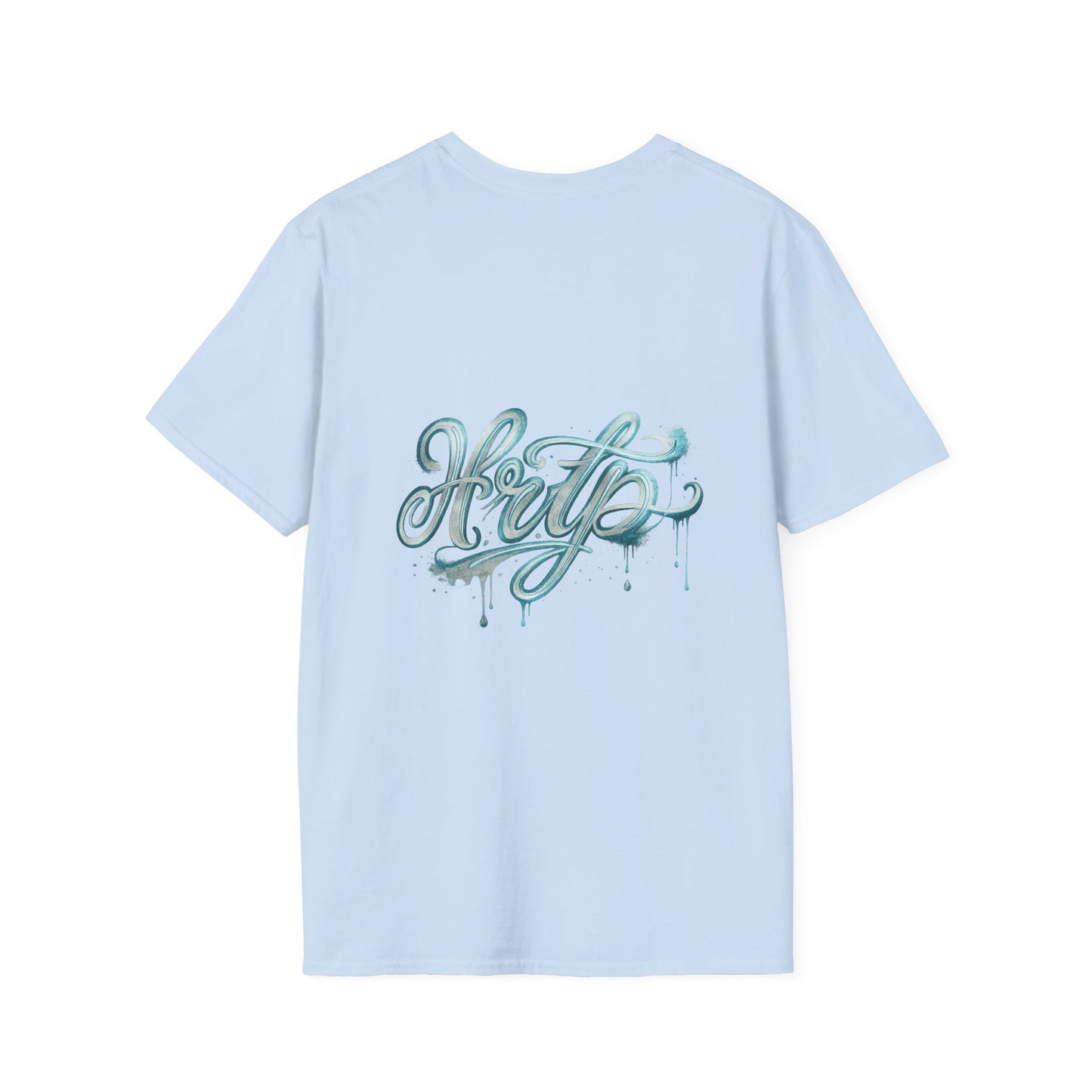 Graffiti Script 'Art' Tee — Drip Lettering Streetwear T-Shirt