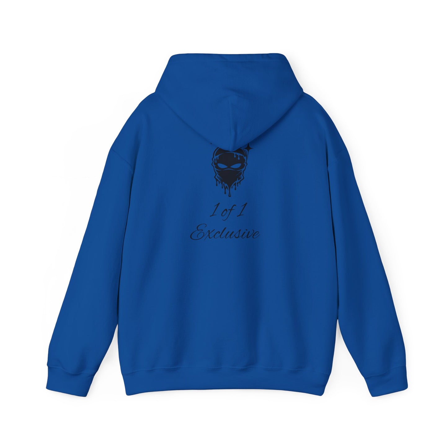 Exclusive "1 of 1" Hoodie — Minimal Script Design with Small Back Emblem