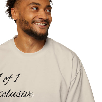 Oversized Tee — "1 of 1 Exclusive" Graphic T-Shirt (Hairdrip Drip Skull Back Print)