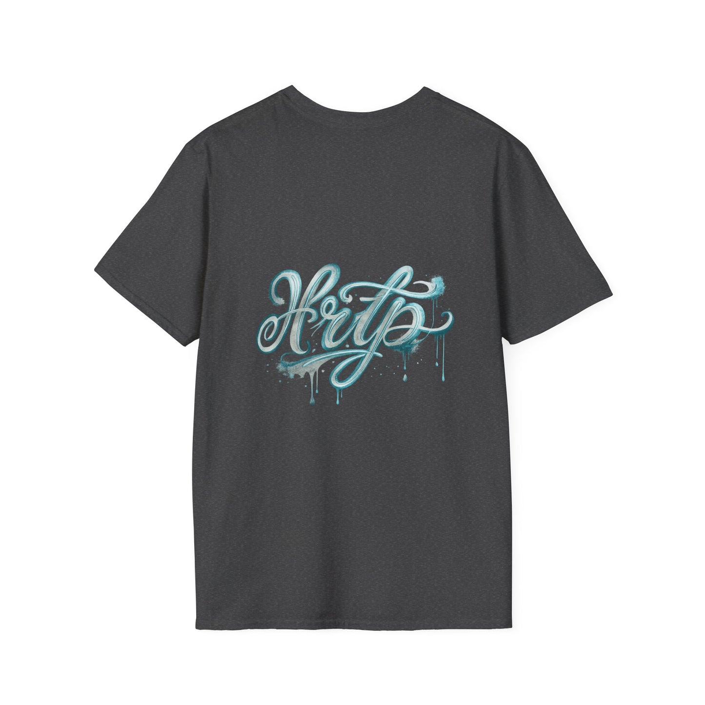 Graffiti Script 'Art' Tee — Drip Lettering Streetwear T-Shirt