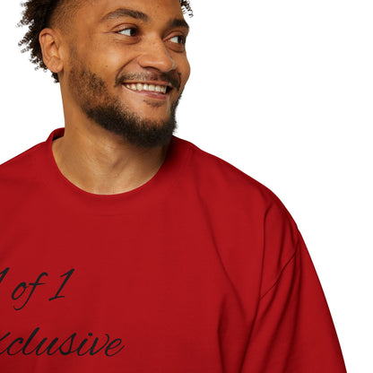 Oversized Tee — "1 of 1 Exclusive" Graphic T-Shirt (Hairdrip Drip Skull Back Print)