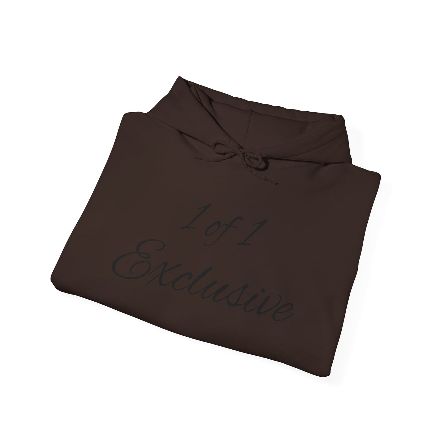 Exclusive "1 of 1" Hoodie — Minimal Script Design with Small Back Emblem