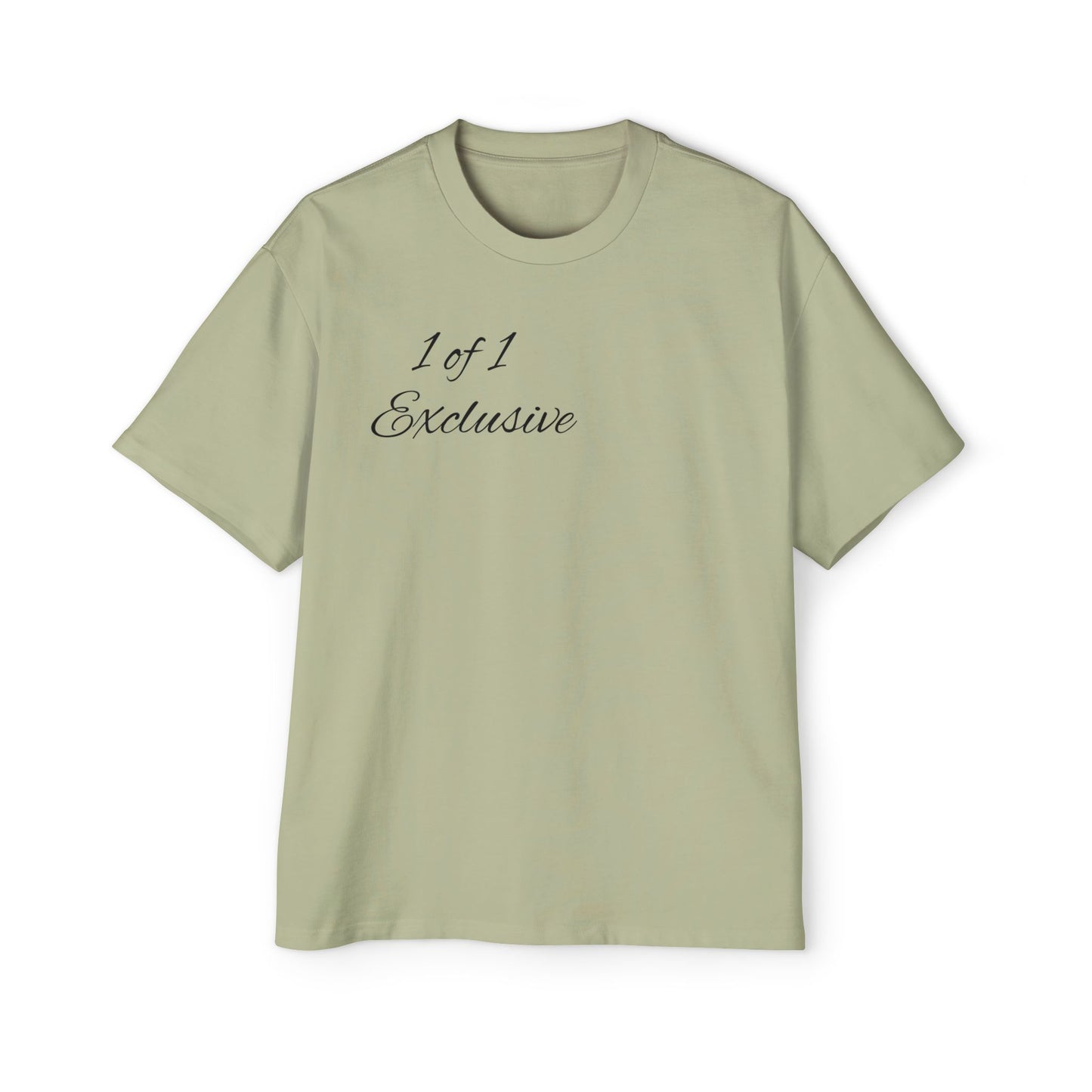 Oversized Tee — "1 of 1 Exclusive" Graphic T-Shirt (Hairdrip Drip Skull Back Print)