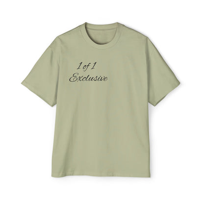 Oversized Tee — "1 of 1 Exclusive" Graphic T-Shirt (Hairdrip Drip Skull Back Print)