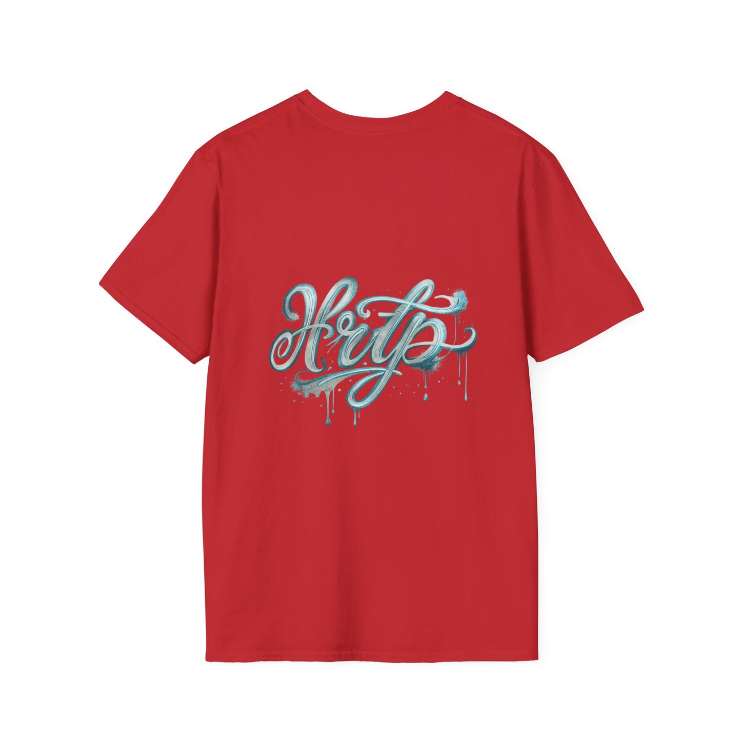Graffiti Script 'Art' Tee — Drip Lettering Streetwear T-Shirt