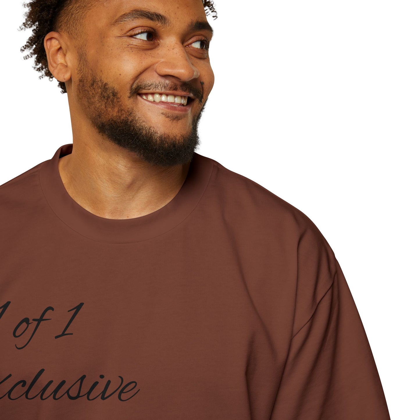 Oversized Tee — "1 of 1 Exclusive" Graphic T-Shirt (Hairdrip Drip Skull Back Print)