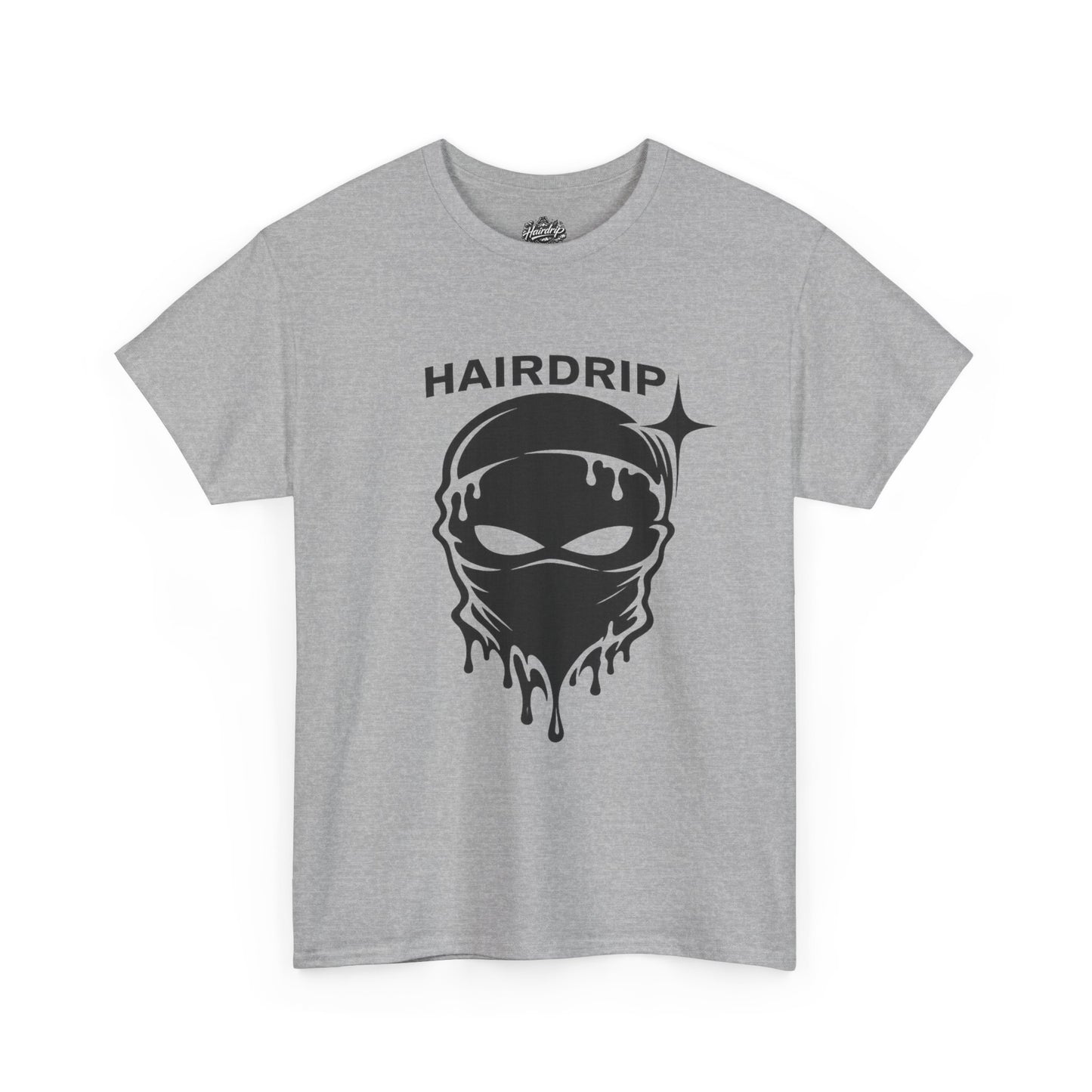 HairDrip Racing Tee — Drip Mask & Race Car Graphic T-Shirt
