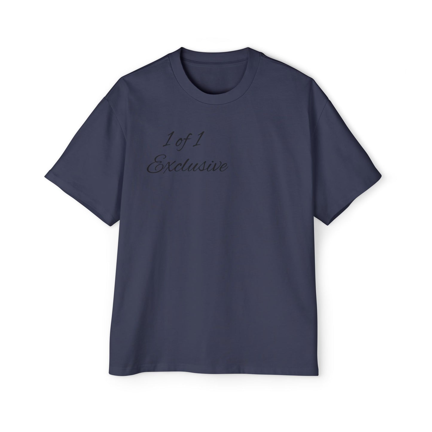 Oversized Tee — "1 of 1 Exclusive" Graphic T-Shirt (Hairdrip Drip Skull Back Print)