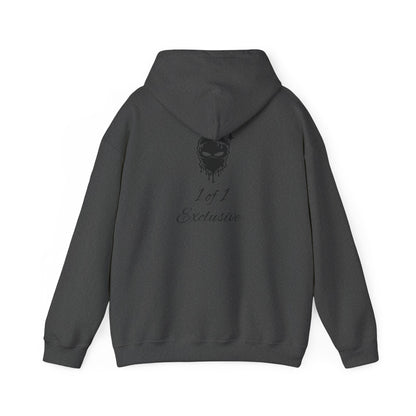 Exclusive "1 of 1" Hoodie — Minimal Script Design with Small Back Emblem