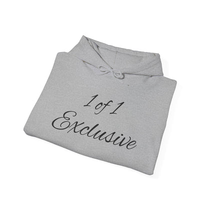 Exclusive "1 of 1" Hoodie — Minimal Script Design with Small Back Emblem