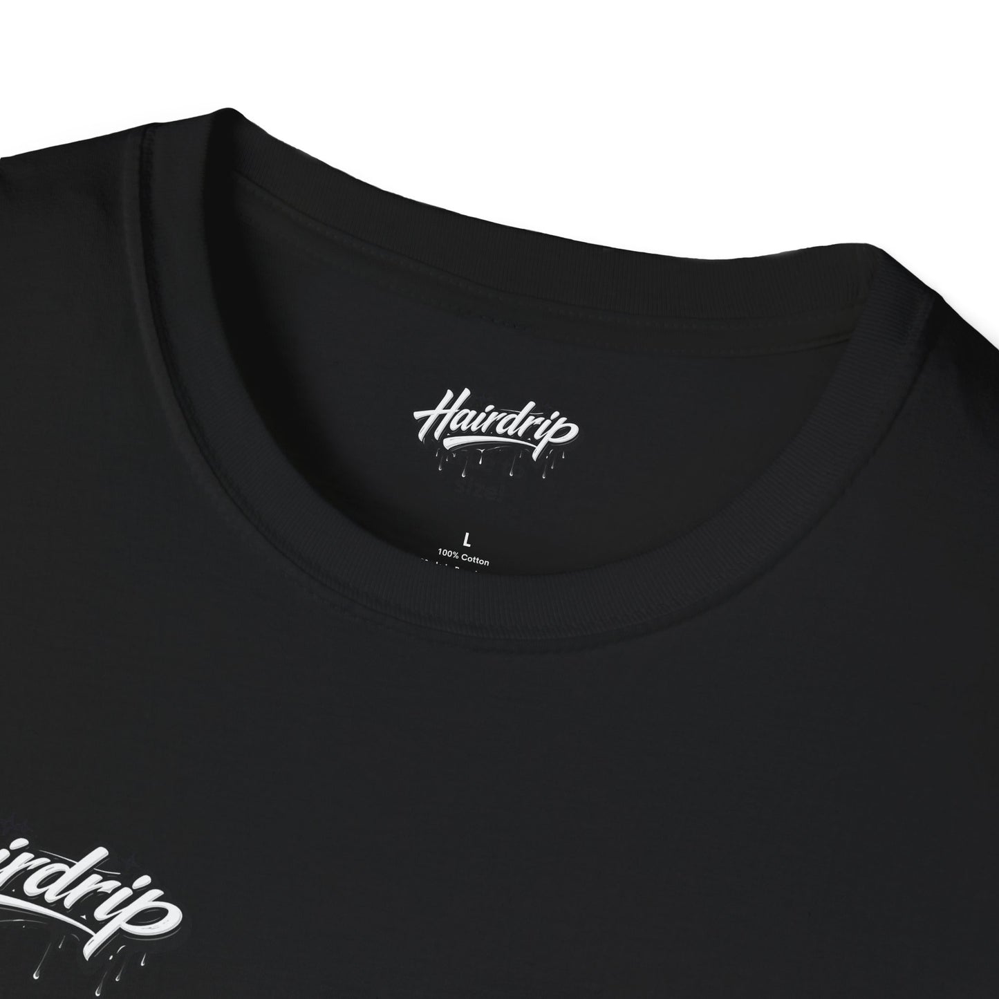 Black Graffiti Script 'Art' Tee — Drip Lettering Streetwear T-Shirt