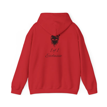 Exclusive "1 of 1" Hoodie — Minimal Script Design with Small Back Emblem