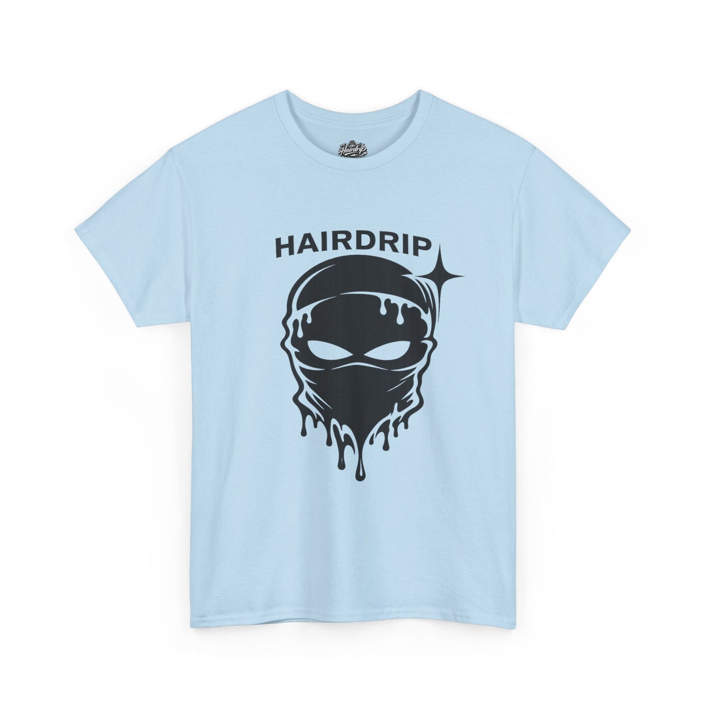 HairDrip Racing Tee — Drip Mask & Race Car Graphic T-Shirt