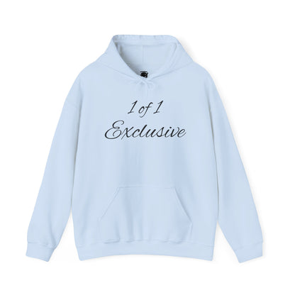 Exclusive "1 of 1" Hoodie — Minimal Script Design with Small Back Emblem