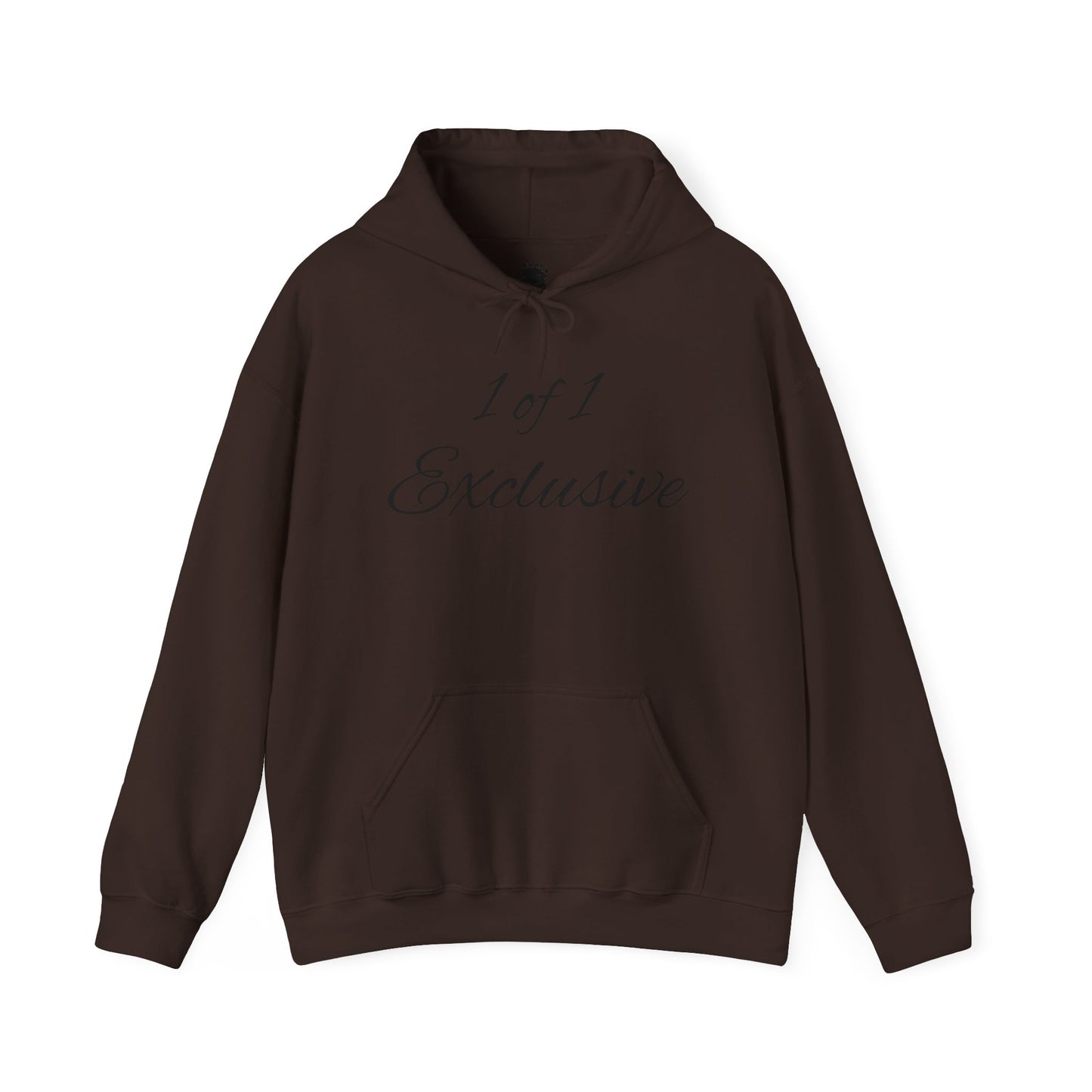 Exclusive "1 of 1" Hoodie — Minimal Script Design with Small Back Emblem