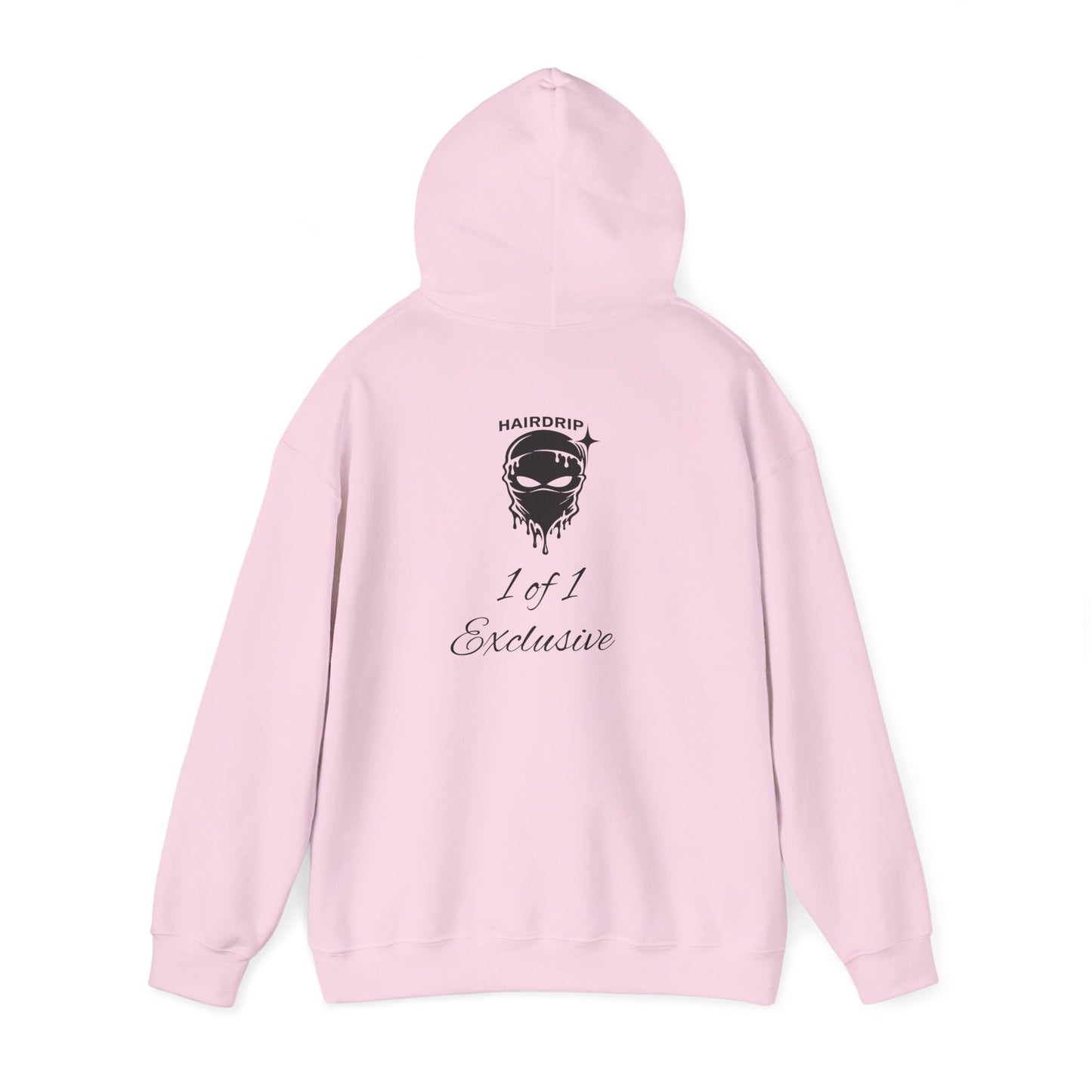 Exclusive "1 of 1" Hoodie — Minimal Script Design with Small Back Emblem