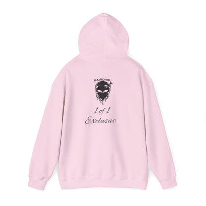 Exclusive "1 of 1" Hoodie — Minimal Script Design with Small Back Emblem