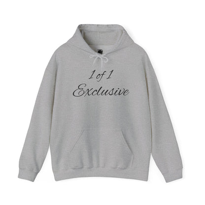 Exclusive "1 of 1" Hoodie — Minimal Script Design with Small Back Emblem