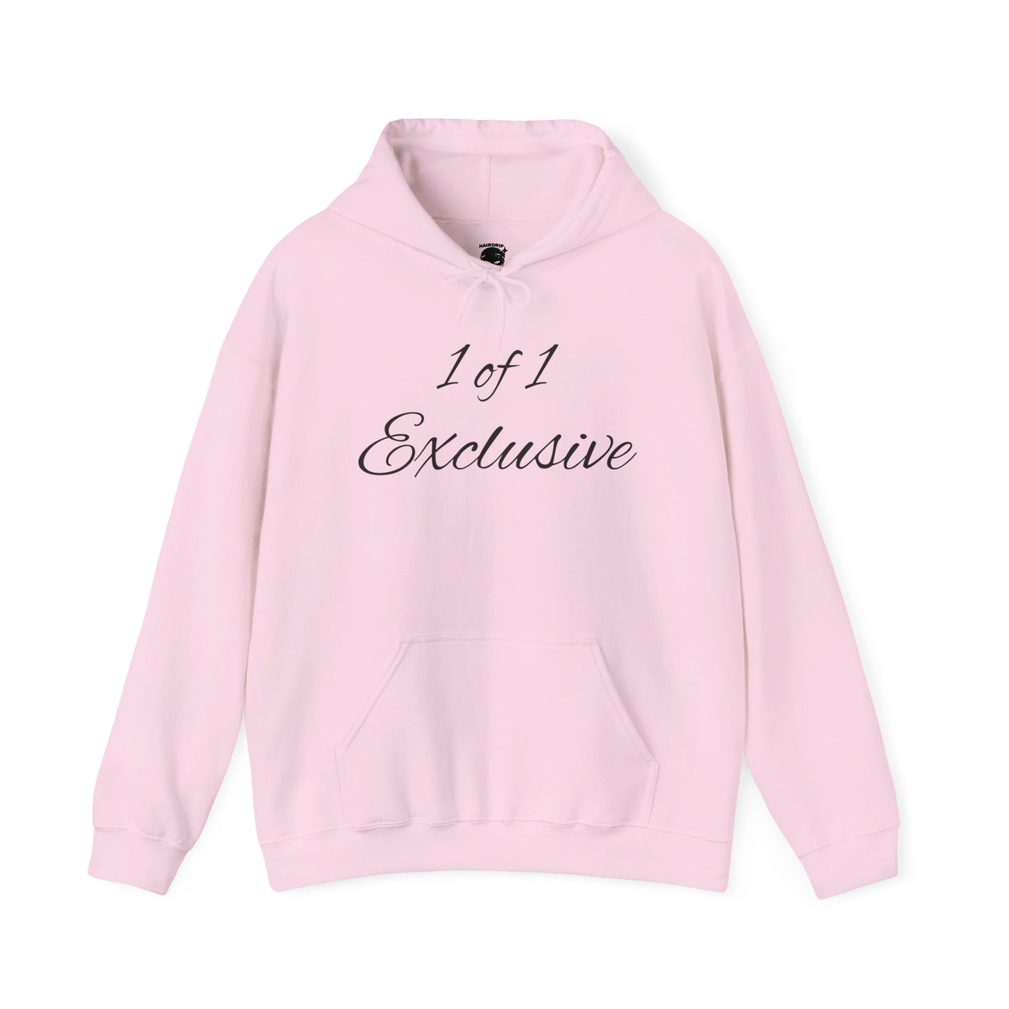 Exclusive "1 of 1" Hoodie — Minimal Script Design with Small Back Emblem