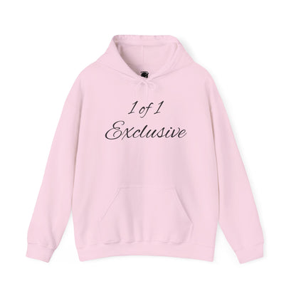 Exclusive "1 of 1" Hoodie — Minimal Script Design with Small Back Emblem