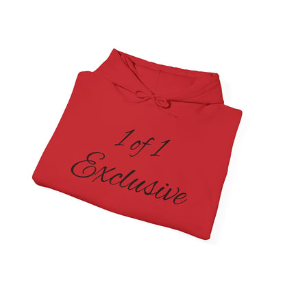 Exclusive "1 of 1" Hoodie — Minimal Script Design with Small Back Emblem