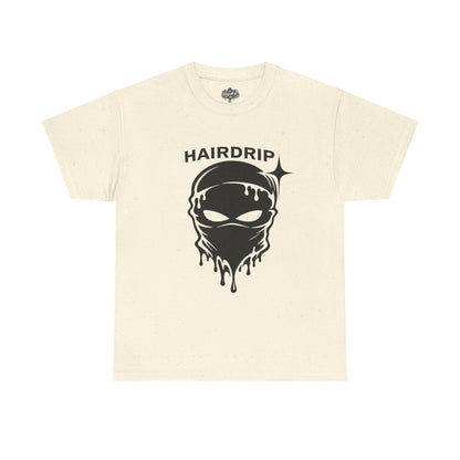 HairDrip Racing Tee — Drip Mask & Race Car Graphic T-Shirt