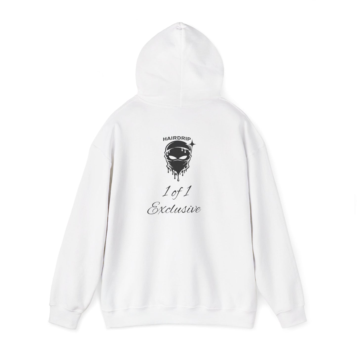 Exclusive "1 of 1" Hoodie — Minimal Script Design with Small Back Emblem