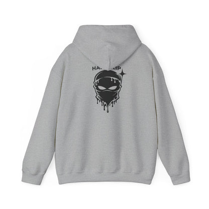 Racing Car Hoodie — Drip Mask Back Graphic Streetwear