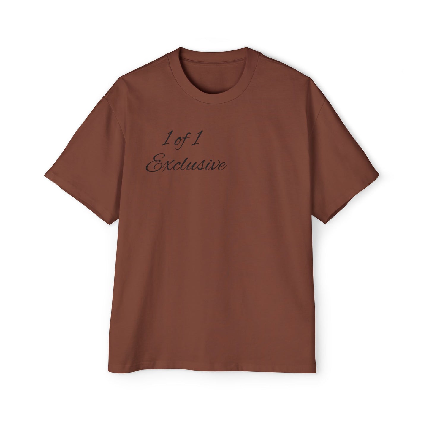 Oversized Tee — "1 of 1 Exclusive" Graphic T-Shirt (Hairdrip Drip Skull Back Print)