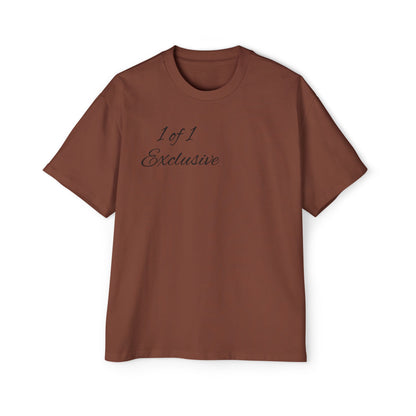 Oversized Tee — "1 of 1 Exclusive" Graphic T-Shirt (Hairdrip Drip Skull Back Print)